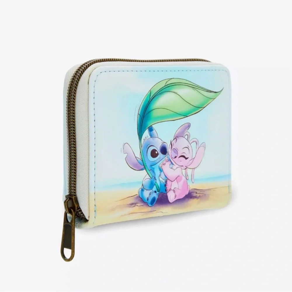 Loungefly Disney Stitch & Angel Beach Date Mini Backpack& Wallet Set